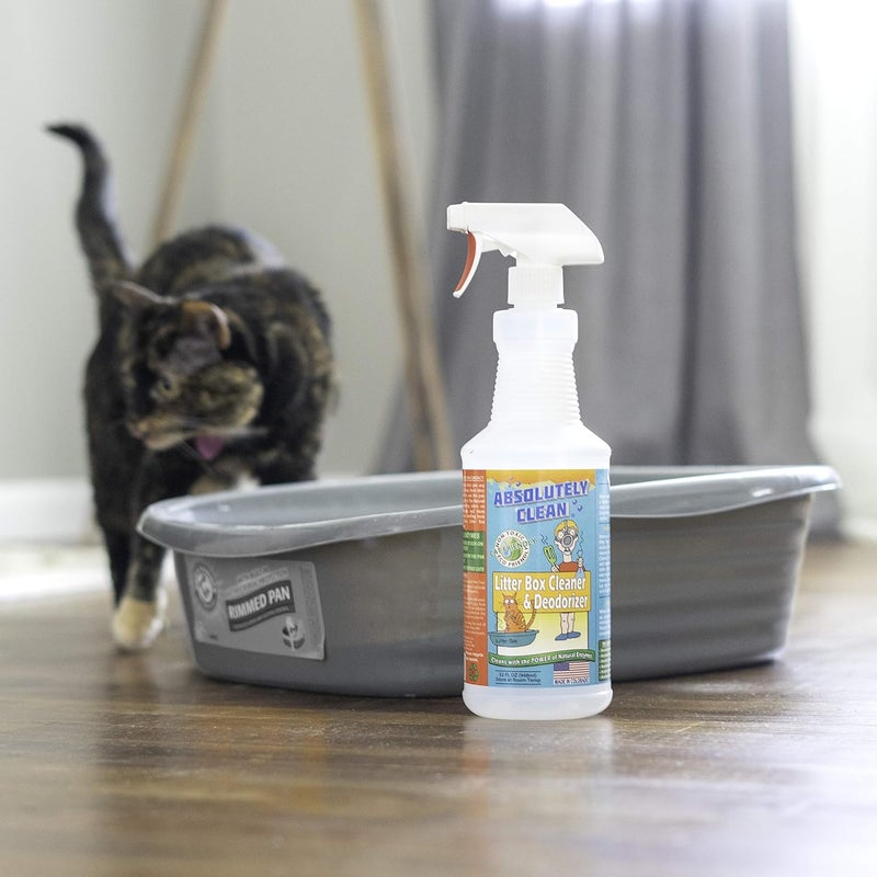 Absolutely Clean Litter Box Cleaner and Deodorizer, Eliminate Odors Quickly, Neutralizes Urine and Feces Odors in The Air and The Box, Make Litter Last Longer - Image 4